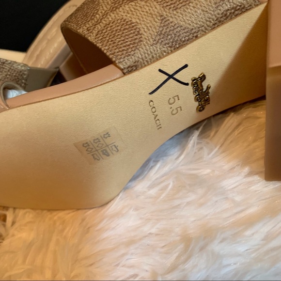 Coach Mae Mule Sig Pra Heel - Picture 11 of 16